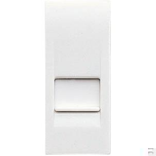 Picture of MK Electric Socket 1 Module Cat 5E RJ45 Logic Plus White | K545WHI