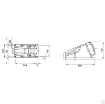 Picture of Gewiss UK Socket Low Voltage Angled Surface 2P+E 32A 110V | GW62485