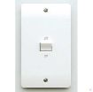 Picture of MK Electric Switch DP 2G Flush Logic Plus 50A White | K5205WHI