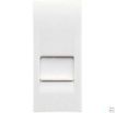 Picture of MK Electric Socket 1 Module Cat 5E RJ45 Logic Plus White | K545WHI