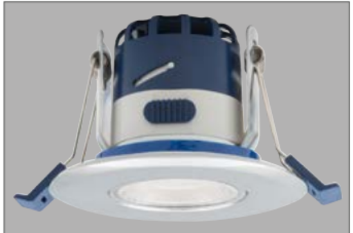 Picture of 4-6.4W Dimmable LED Downlight With CCT Switch IP65 Satin Chrome