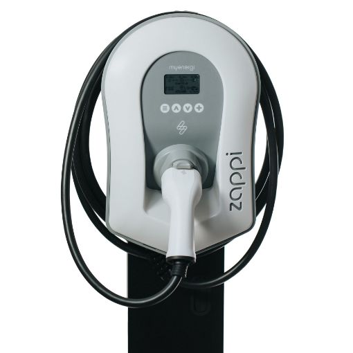 Picture of MyEnergi Zappi 7kW to 22kW Multi Phase Tethered EV Charger White