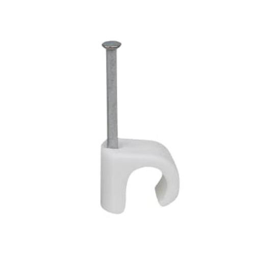 Picture of Tillex TIL101210 Cable Clip Round 8-12 White 2.0 x 30mm Box 100
