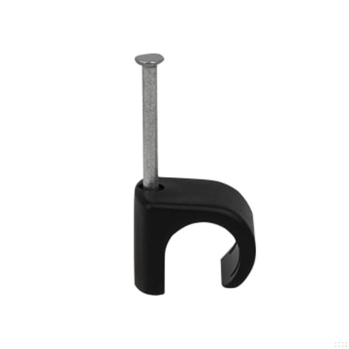 Picture of Tillex TIL101380 Cable Clip Round 10-14 Black 2.0 x 30mm Box 100