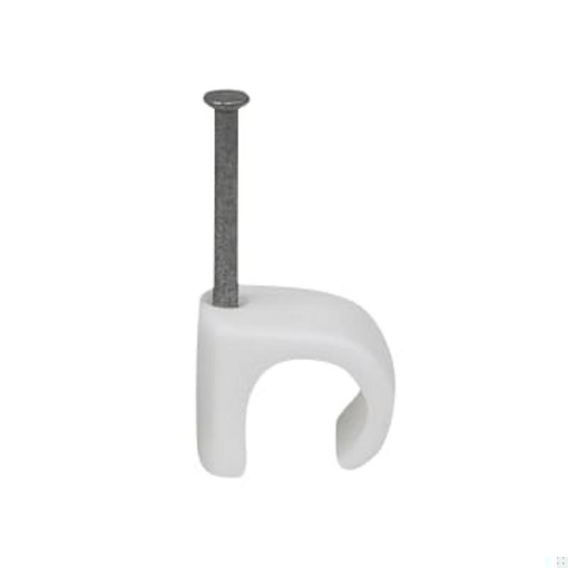Picture of Tillex TIL101330 Cable Clip Round 10-14 White 2.0 x 30mm Box 100