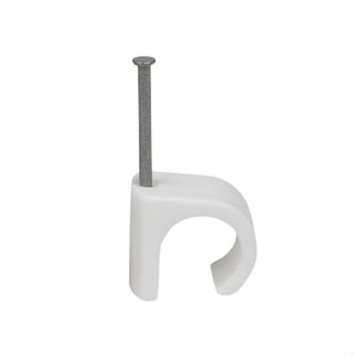 Picture of Tillex TIL101570 Cable Clip Round 14-20 White 2.0 x 35mm Box 100