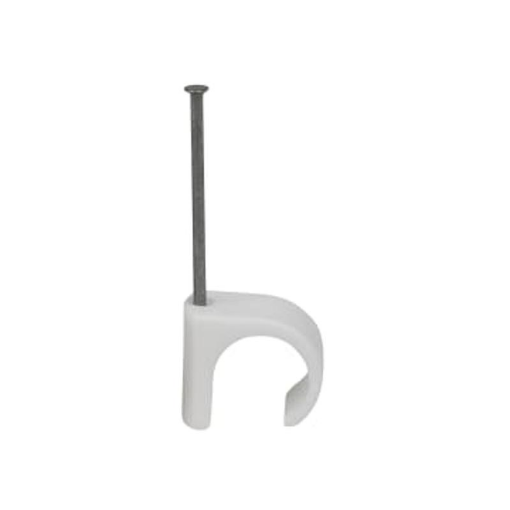 Picture of Tillex TIL101700 Cable Clip Round 18-22 White 2.0 x 55mm Box 100