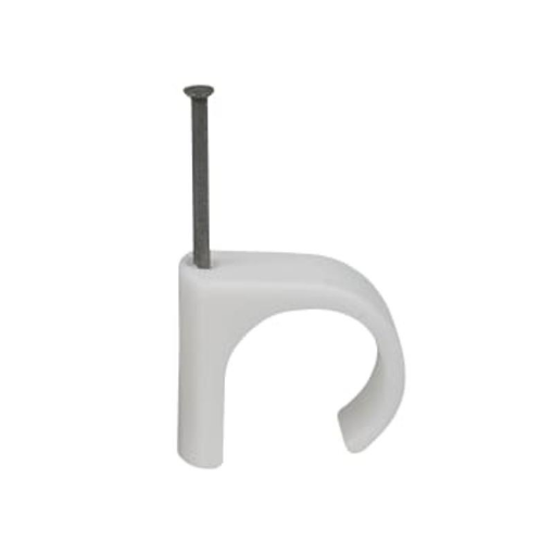 Picture of Tillex TIL101775 Cable Clip Round 22-26 White 2.0 x 45mm Box 50