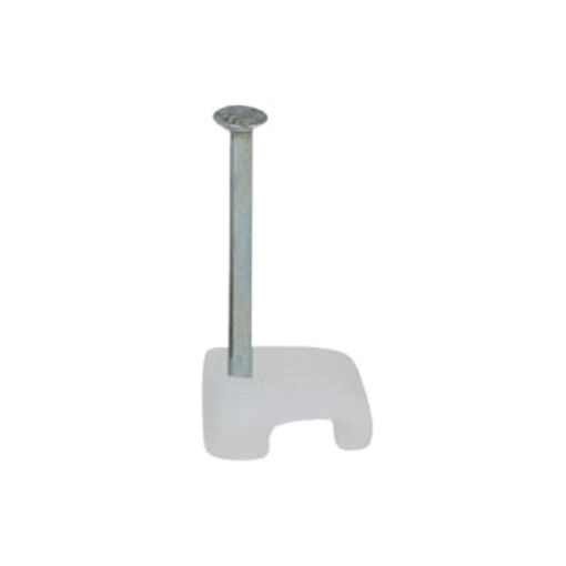 Picture of Tillex TIL110015 Cable Clip Flat 2x4 Clear 1.2 x 16mm Box 100