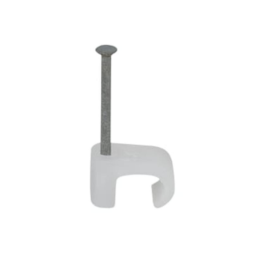 Picture of Tillex TIL110115 Cable Clip Flat 4x6 Clear 1.2 x 20mm Box 100