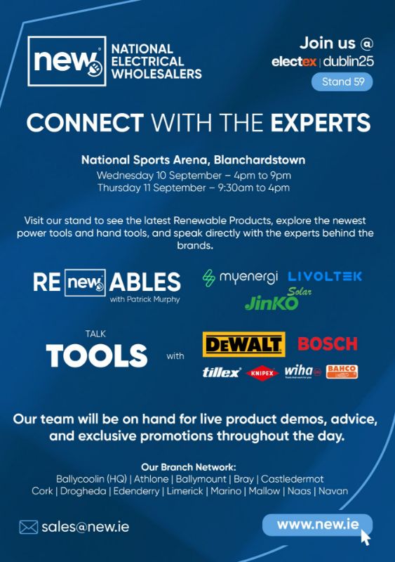 NEW @ Electex Dublin September 2025