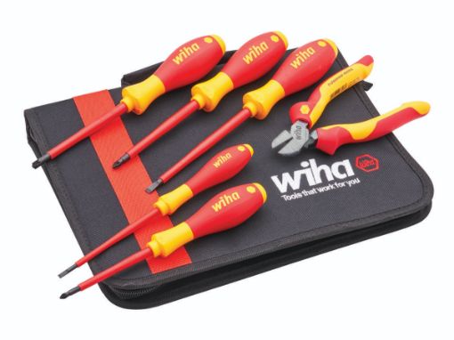 Picture of Wiha Electrician's VDE Screwdriver & Plier Set