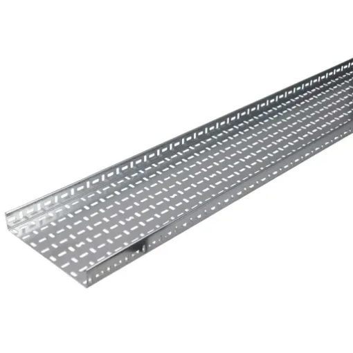 Picture of 300mm Pre-Galv Return Flange Heavy Duty Cable Tray (3m Length)