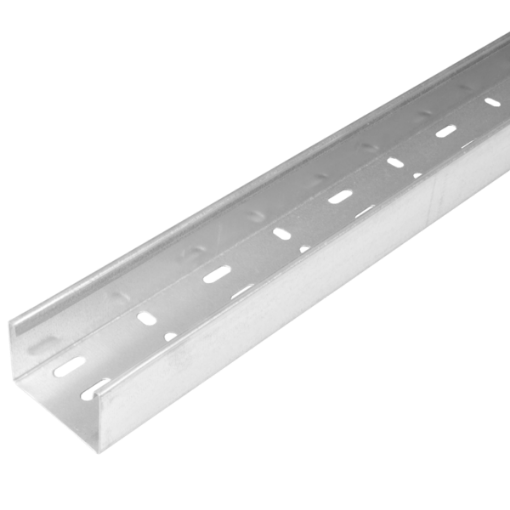 Picture of 75mm Heavy Flange Pre-Galvanised Cable Tray – 50mm Wall