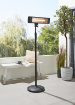 Picture of Forum ZR-32298-BLK Blaze Wall Mounted Patio Heater - 1800W Black
