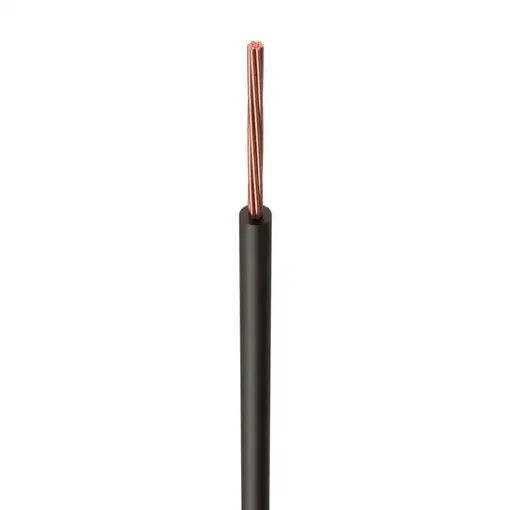Picture of 2.5mm LSOH SINGLE PVC BLACK ON 500M DRUM