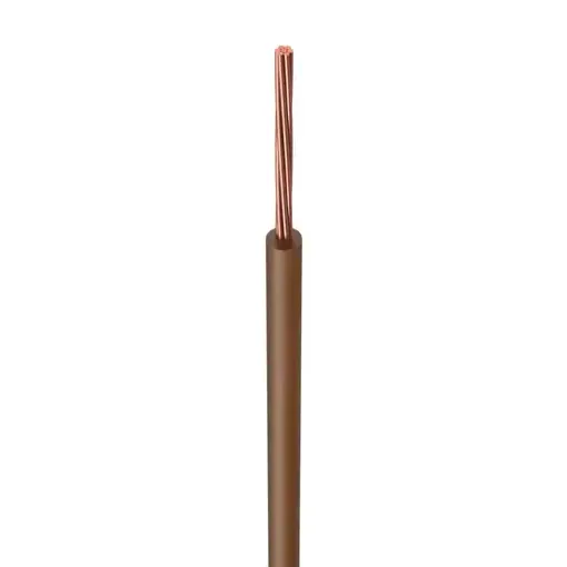 Picture of 6mm LSOH SINGLE  BROWN 100M REEL