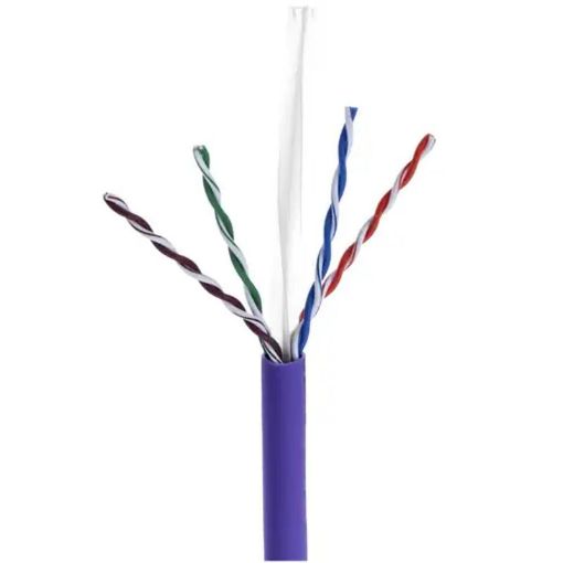 Picture of CAT6 U/UTP Unshielded Twisted Pair LSOH Cable Violet 100m