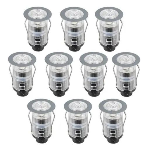 Picture of Saxby Lighting IkonPro LED CCT 25mm Stainless Steel Decking Kit 3000/4000K