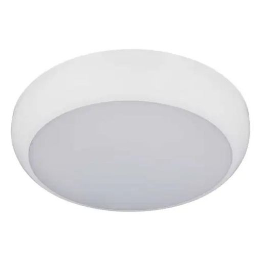 Picture of Saxby Lighting HeroPRO 9-18W LED CCT Selectable Bulkhead with Microwave Sensor White