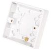 Picture of Scolmore Click Curva 1 Gang 16mm Pattress Backbox White