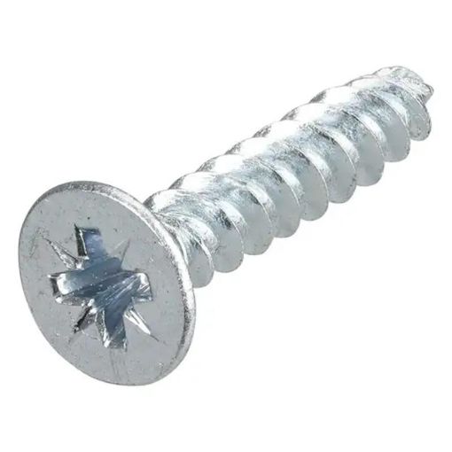 Picture of Olympic Fixings 10 x 1 Countersunk Twin Thread Screws BZP