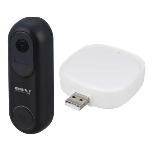 Picture of ENER-J 1080p Wired & Wireless Video Doorbell with USB Chime