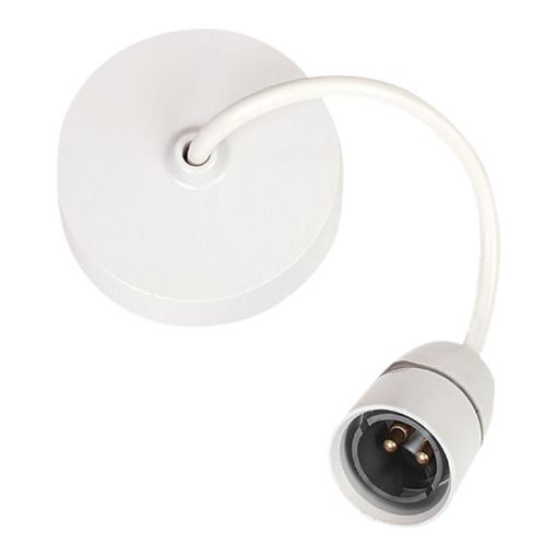 Picture of Click Essentials Polar White 6” T2 BC Ceiling Pendant Set