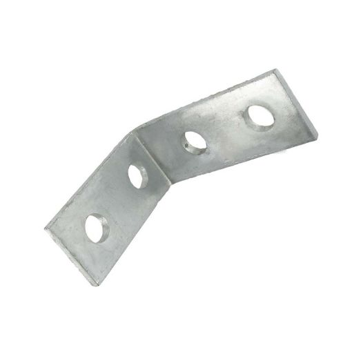 Picture of Deligo Channel Bracket 90° 2 x 1 Hole 102 x 86mm (Pack of 25)