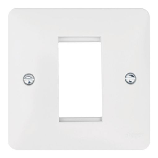 Picture of Hager 1 Module White Euro Style Accommodation Plate