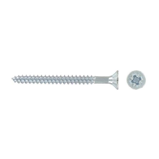 Picture of Deligo Woodscrew Pozi Countersunk BZP 10 x 2 1/2" (Pack of 100)
