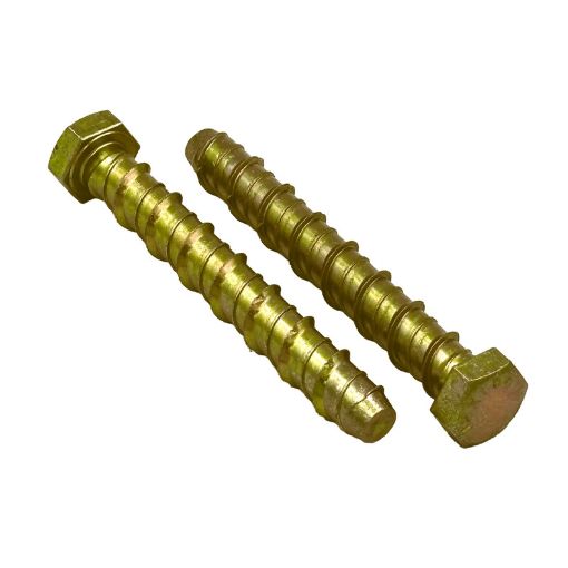 Picture of Olympic Fixings 12 x 75mm Hexagon Head Grade 8.8 Self Tapping Concrete Anchor Bolt ZYP 50 Pcs