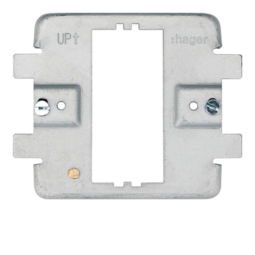 Picture of Hager Part M Grey 1 Gang Frame