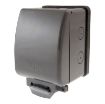 Picture of Click Essentials Anthracite Grey 1 Gang 13A DP IP66 Weatherproof Switched Socket Unit