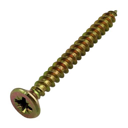 Picture of Olympic Fixings M4 X 50 CSK Pozi Chipboard Screws ZYP 200 Pcs
