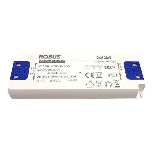 Picture of ROBUS VEGAS 30W, 24V, IP20 constant voltage driver, non dimmable