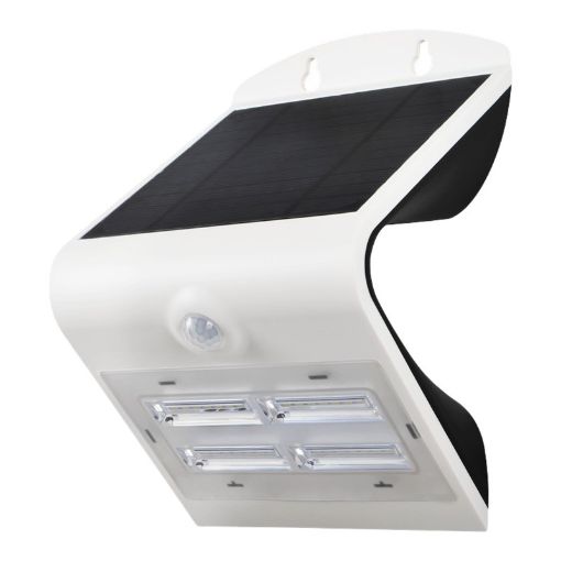 Picture of ROBUS SOL 3.2W Solar LED Wall Light With PIR IP65 White 4000K