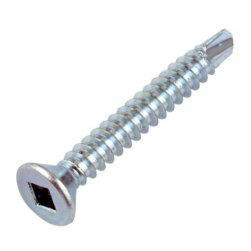 Picture of Olympic Fixings 8 X 1 1/4 CSK Square Self Driller BZP 200 Pcs