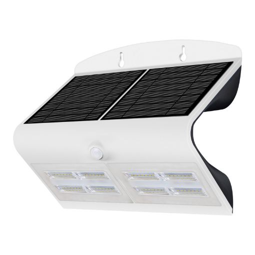Picture of ROBUS SOL 6.8W Solar LED Wall Light With PIR IP65 White 4000K