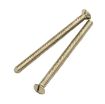 Picture of Olympic Fixings M3.5 X 50 Raised Head Slot Machine Screws Brass BNP 100 Pcs