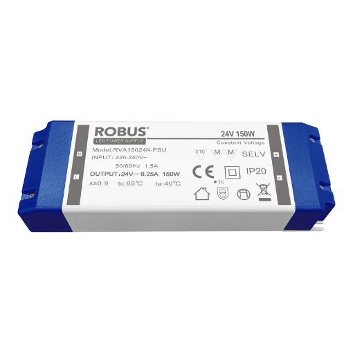 Picture of ROBUS VEGAS 150W, 24V, IP20 constant voltage driver, non dimmable
