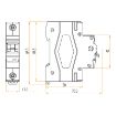 Picture of Click Elucian 1 Pole True 6kA B Curve 6A MCB Light Grey (RAL 9035)